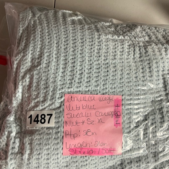 American Eagle Outfitters Soft Knit Cardigan in Light Blue - Picture 8 of 8